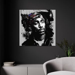 Tupac vászonkép - aiartshop.hu - Vászonkép webáruház